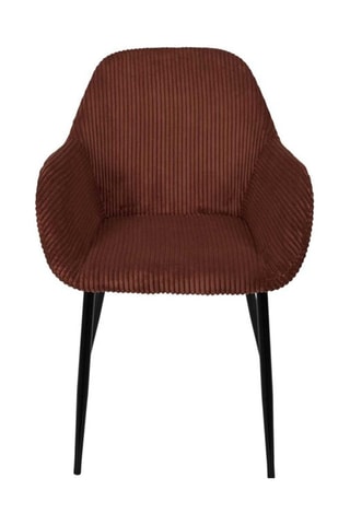 2 sillones Scott - Terracota y negro