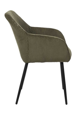 2 sillones Scott - Verde - Tacto de pana