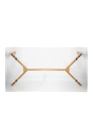 Mesa de centro de madera - 110 x 60 x 45 cm