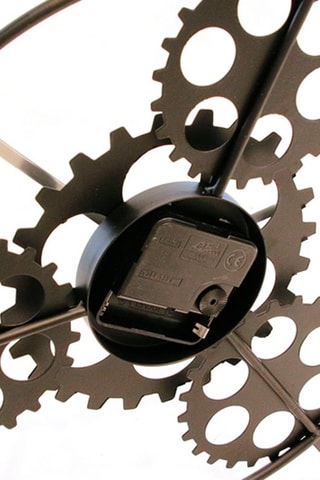 Mesa auxiliar reloj  - Negro