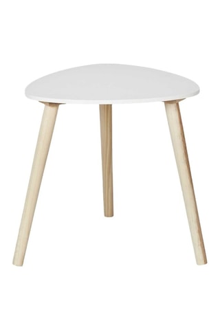 Mesa auxiliar de madera Shelly