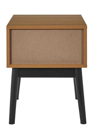 Mesilla de noche Felix - Natural y negro