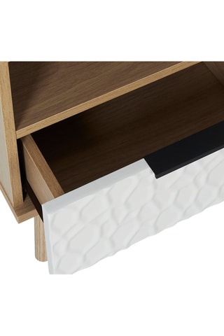 Mesilla de noche de madera - 35 x 40 x 49 cm