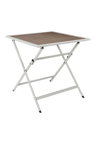 Mesa Barcelona - Blanco e imitación madera