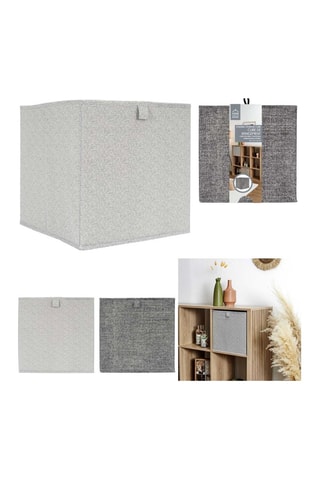 Cubo plegable con arcón - 30 x 30 cm - Color aleatorio