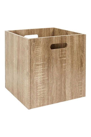 Cubo de organización - 27 l - Marrón