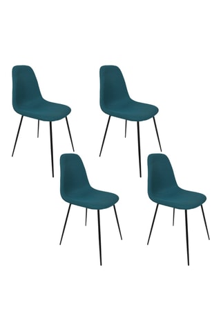 4 sillas de madera Atome - 44 x 86 x 54 cm