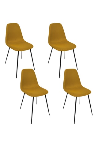 4 sillas de madera Atome - 44 x 86 x 54 cm