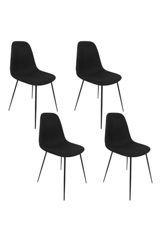 4 sillas de madera Atome - 44 x 86 x 54 cm