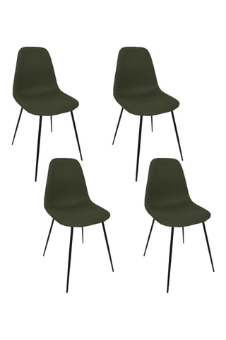 4 sillas de madera Atome - 44 x 86 x 54 cm