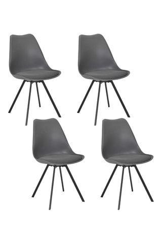 4 sillas PP - 47 x 82 x 52 cm