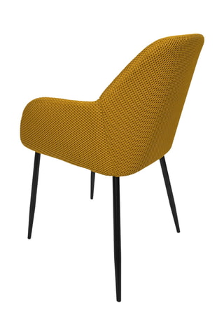 2 sillones Atome - Amarillo - Tela texturizada