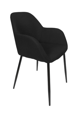 2 sillones Atome - Negro - Tela texturizada