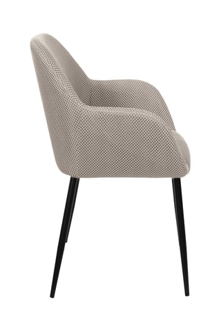 2 sillones Atome - Beige - Tela texturizada