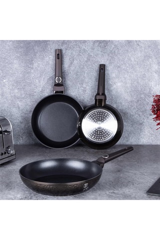 3 Koekenpannen 20/24/28 cm 