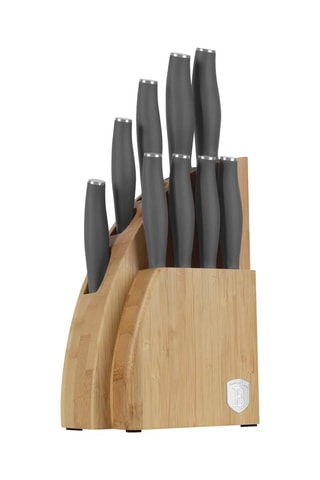 Bloc de 9 pièces en acier inoxydable Anthracite Collection