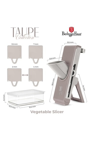 Mandoline en acier inoxydable Taupe Collection - Taupe