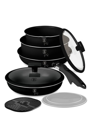 Pannenset Matte Black – 10-Delig