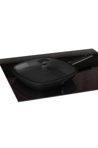 Grillpan met deksel Matte Black Collection - 28 x 4,1 cm - 2,1 l