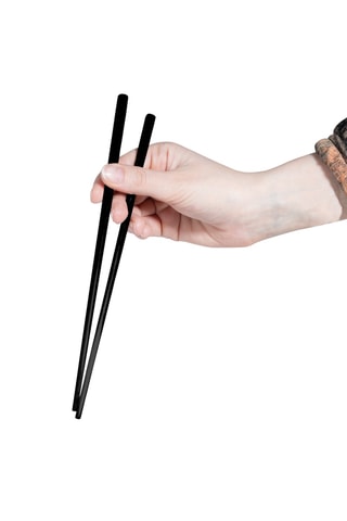 6 paires de baguettes en acier inoxydable Cutlery - 23,5 cm