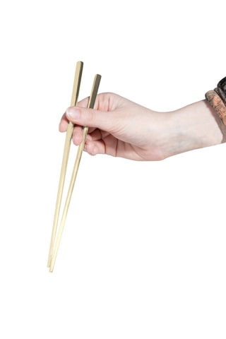 6 paires de baguettes en acier inoxydable Cutlery - 23,5 cm