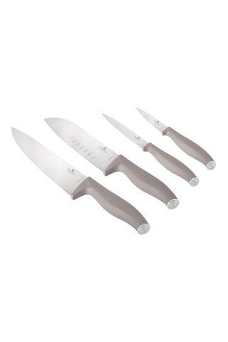 4 couteaux en acier inoxydable Taupe Collection