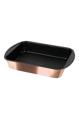 Ovenschaal met Titaniumbekleding Metallic Line Rose Gold Edition - 35 x 27 x 6,5 cm