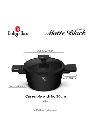 Kookpan TitanPro Matte Black - 20 cm - 2,5 l
