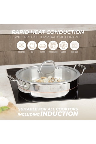 Roestvrijstalen Kookpan Copper - 28 cm