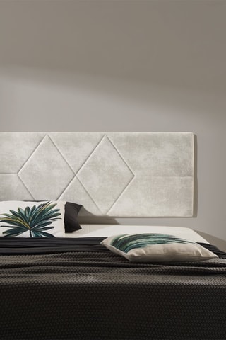 Grenenhouten Hoofdbord om op te hangen Wit