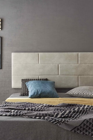 Grenenhouten Hoofdbord om op te hangen Wit