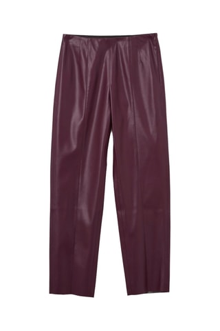 7/8 Broek Hoge Taille. Rood