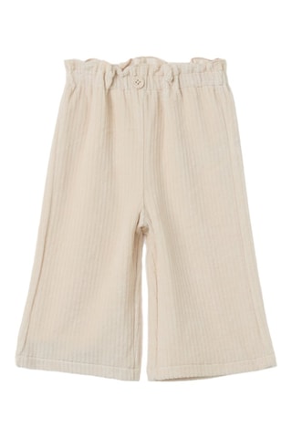 Velours Broek - Beige