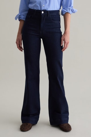 Jeans bootcut - Marineblauw