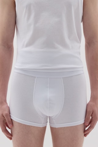 Boxer en coton biologique - Blanc