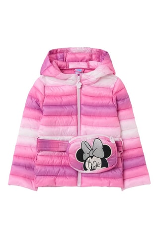 Gewatteerde Jas met Capuchon Minnie Disney- Roze