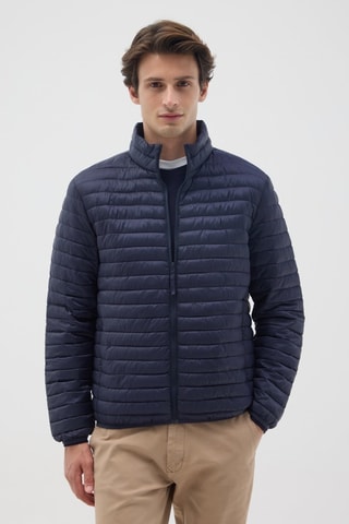 Gewatteerde Jas - Marineblauw