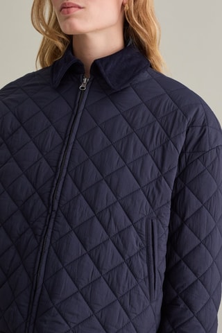 Gewatteerde Jas - Marineblauw