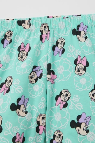 Biologisch Katoenen Nachthemd Minnie Disney - Wit en Groen