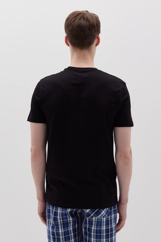 2 t-shirts en coton biologique - Noir