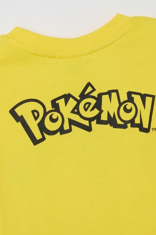 T-shirt Pickachu Pokémon - Geel