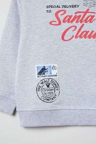 Sweat à capuche Star Wars - Gris clair chiné