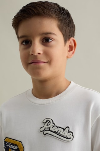 Sweat - Blanc et beige