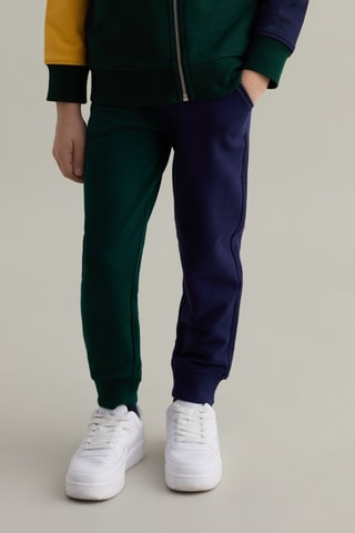 Sweater met Capuchon en Joggingbroek - Donkergroen en Marineblauw