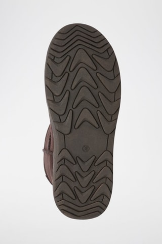 Bottines fourrées en nubuck Rosella  - Marron et rose