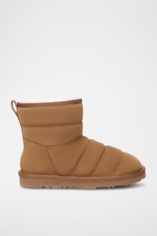 Bottines fourrées en nubuck Thornbill  - Marron