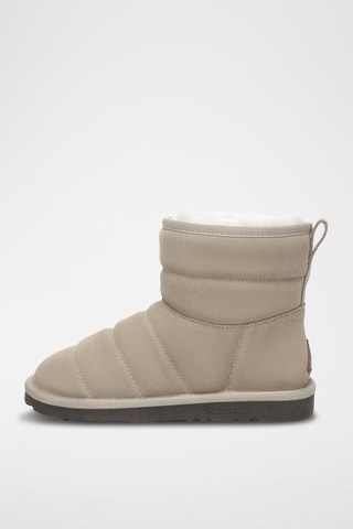 Bottines fourrées en nubuck Thornbill  - Beige