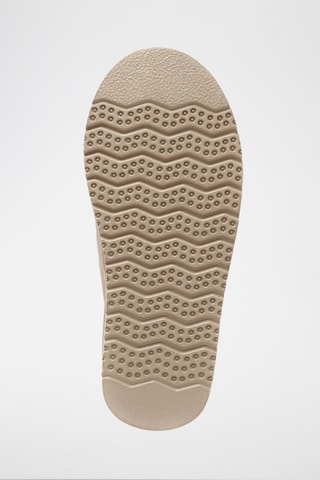 Bottines fourrées en nubuck Owl  - Beige