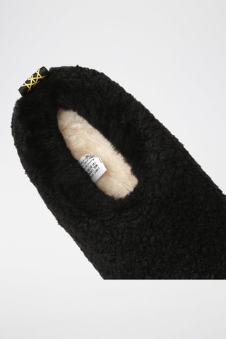 Sabots fourrés en fourrure de mouton Snipe  - Noir