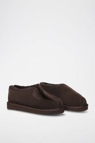Slip-on fourrés en nubuck Swiftlet  - Marron